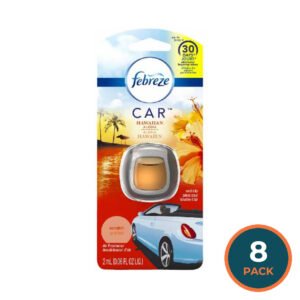 Febreze Car Freshener, Hawaiian Aloha - 8 Pack