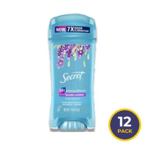 Secret - Clear Gel Lavender Antiperspirant & Deodorant - 2.6 Oz - 12 Pack