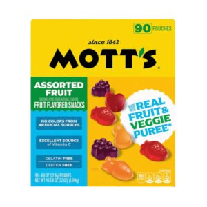 Mott's Medleys Assorted Fruit Snacks - 0.8 oz Pouches - 90 Ct