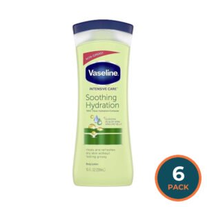 Vaseline® Intensive Care™ Soothing Hydration Lotion Moisturizes Dry Skin 10 oz - 6 Pack