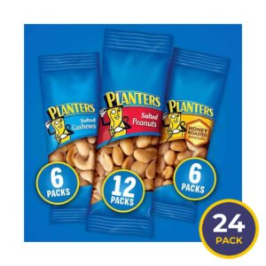 Planters Nuts - Cashews and Peanuts Variety - 40.5 Oz - 24 Ct