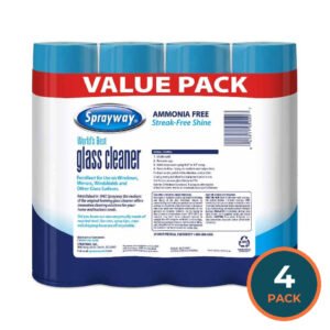 Sprayway Glass Cleaner - 19 Oz - 4 Pack