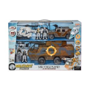 Free Wheel Military Force Full Playset - 26 Pcs