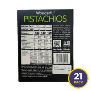 Wonderful Pistachios No Shells Variety Pack 0.75 oz - 21 pk
