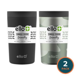 Ello Single Serve friendly Jones 11 oz - 2 Pack ( Black / Camo )