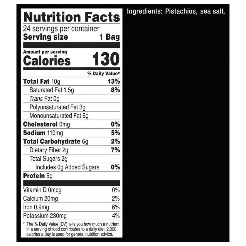 Wonderful Pistachios, Roasted & Salted - 1.5 Oz - 24 Ct