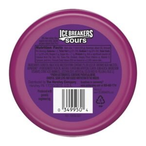 Ice Breakers Sours Sugar Free Mints, Mixed Berry, Strawberry, Cherry - 8 Pack