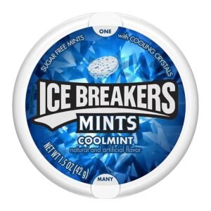 Ice Breakers Sugar-Free Mints - Cool Mint Flavor, Freshens Breath 1.5 oz - 8 Pack