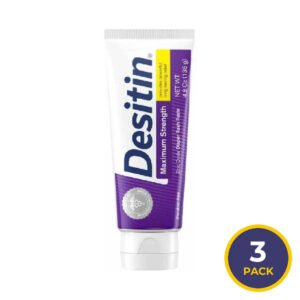 Desitin Maximum Strength Zinc Oxide Diaper Rash Paste 4.8 oz - 3 pack