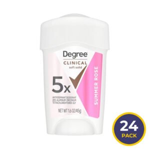 Degree Clinical Protection Summer Rose Antiperspirant & Deodorant - 1.6 oz - 24 Pack