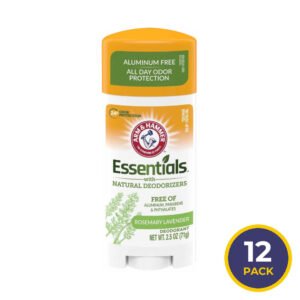 Arm & Hammer Essentials Natural Deodorant Rosemary Lavender Natural 2.5 oz - 12 Pack