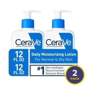 CeraVe Daily Moisturizing Lotion, Normal to Dry Skin  - 12 fl. oz., 2 pk.