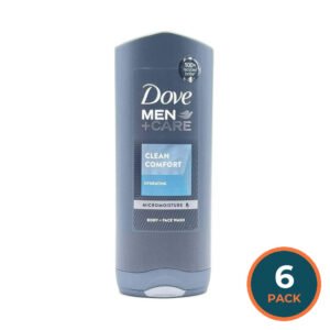 Dove Men +Care Body Wash Clean Comfort - 13.5 Oz - 6 Pack