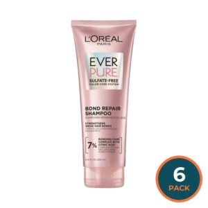 L'Oreal Paris EverPure Sulfate Free Bond Repair Color Care Shampoo 6.8 fl oz - 6 Pack