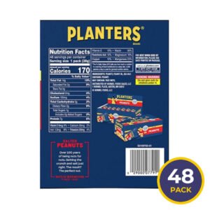 Planters Salted Peanuts - 1 oz Packs, 48 Count Box