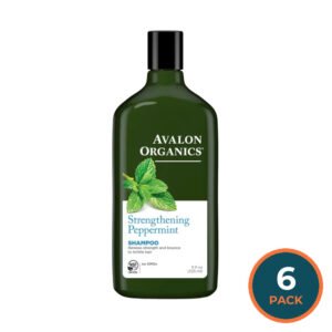 Avalon - Organics Shampoo Strengthening Peppermint  11 Fl. oz - 6 Pack