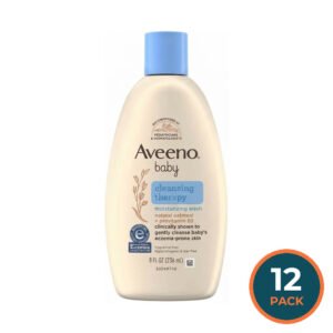 Aveeno Baby Cleansing Therapy Moisturizing Wash - 8 fl oz - 12 Pack