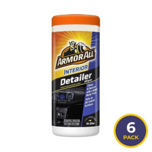 Armor All Interior Detailer Wipes Automotive Wash 25 ct  - 6 Pack