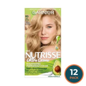 Garnier Nutrisse Nourishing Color Creme -  Light Golden Blonde (93) - 12 Pack