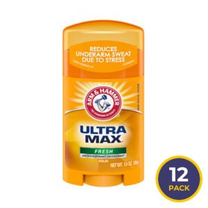 Arm & Hammer  Deodorant UltraMax Solid Fresh Scent 1 oz - 12 Pack - Travel Size