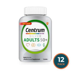 Centrum Silver Multivitamin for Adults Plus Supplement - 125 Count each- 12 Pack