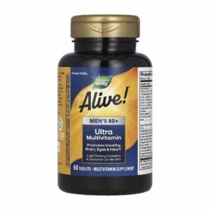 Nature's Way Alive! Once Daily Men's 50+ Ultra 60 Tablets- 3 Pack