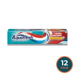 Aquafresh - Cavity Protection Fluoride Toothpaste, Cool Mint - 5.6 Oz - 12 Pack