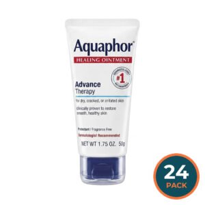 Aquaphor Healing Ointment Advanced Therapy for Dry and Cracked Skin 1.75oz- 24 Pack