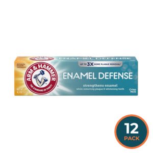 Arm & Hammer Enamel Defense Toothpaste Truly Radiant Bright & Strong  4.3oz  - 12  Pack