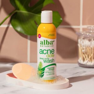 Alba Botanica Acnedote Maximum Strength Deep Pore Wash 6 oz- 6 Packs