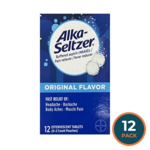 Alka-Seltzer Effervescent Tablets Original 12 ct - 12 Pack