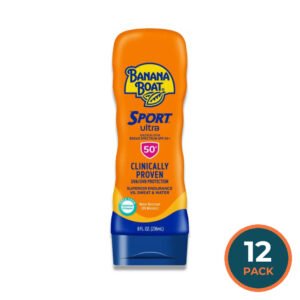 Banana Boat - Ultra Sport Sunscreen Lotion, SPF 50 Lotion - 8 fl oz - 12 Pack