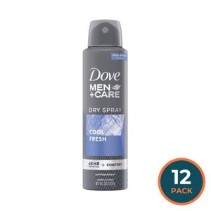 Dove Men Antiperspirant & Deodorant Dry Spray Cool Fresh - 3.8 oz - 12 Pack