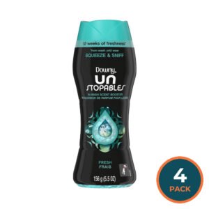 Downy Unstopables In-Wash Scent Booster Beads Fresh Scent 5 oz - 4 Pack