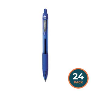 Zebra - Z-Grip Retractable Ballpoint Pen, Blue and Medium - 24 ct