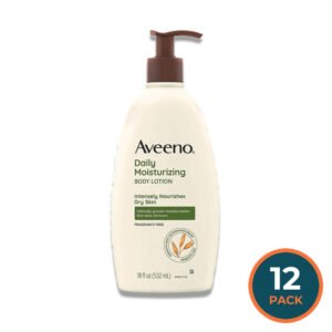 Aveeno - Daily Moisturizing Body Lotion - 18 fl Oz- 12 Pack