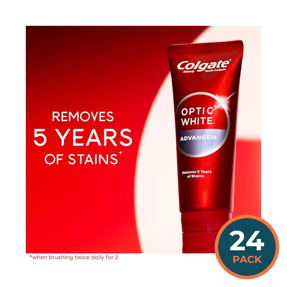Colgate - Optic White Advanced Icy Fresh - 4.45 oz - 24 Pack