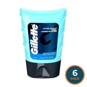 Gillette After Shave Gel for Sensitive Skin - 2.5 oz, 6 Pack