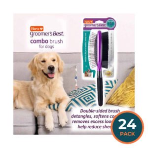 Hartz Groomer's Best Combo Dog Brush - 24 Pack