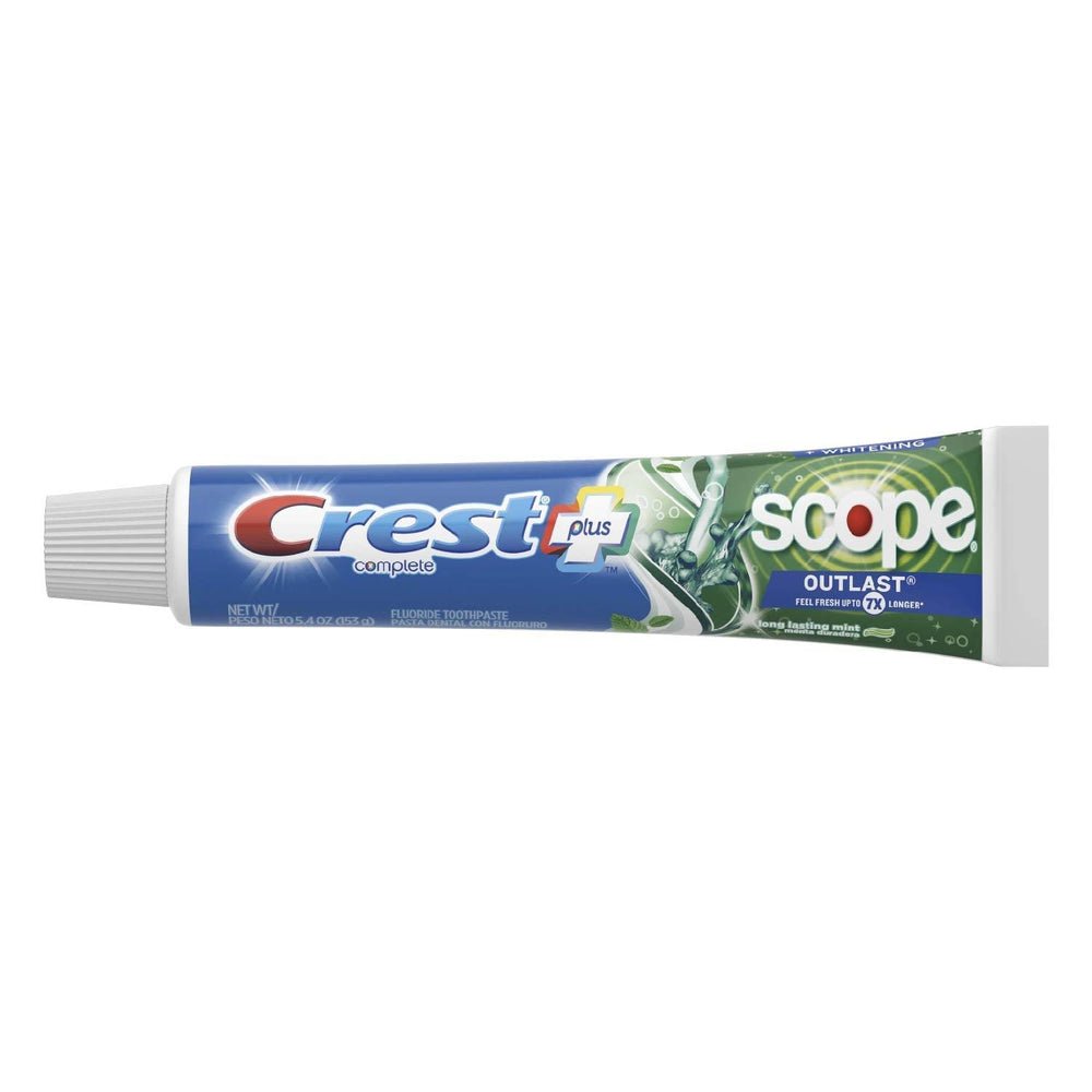 Crest - Complete Whitening Scope Outlast Toothpaste, Mint 5.4 oz - 12 Pack