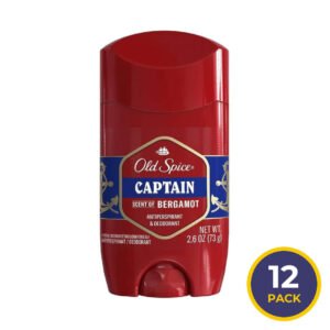 Old Spice - Anti-Perspirant & Deodorant, Captain - 2.6 oz - 12 Pack