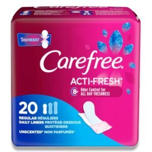 Carefree Acti-Fresh Unscented Regular 20 Ct - 12 Pack
