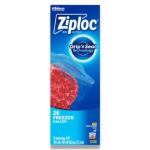 Ziploc - Freezer Gallon Bags with Grip 'n Seal Technology - 28 Ct - 9 Pack