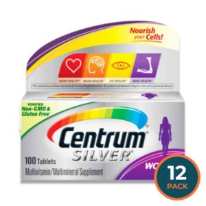Centrum - Silver Women Multivitamin/Multimineral Supplement - 100 Ct - 12 Pack
