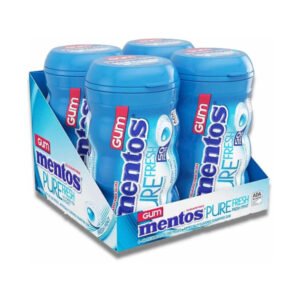 Mentos - Pure Fresh Sugar-Free Chewing Gum Fresh Mint 50 Ct - 4 Pack