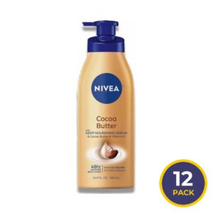 Nivea - Cocoa Butter Body Lotion - 16.9 oz - 12 Pack