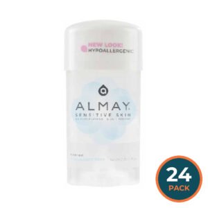 Almay - Anti-Perspirant & Deodorant, Clear Gel, Fragrance Free - 2.25 Oz - 24 Pack
