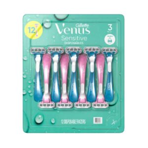 Venus - Sensitive Disposable Razors for Women - 12 Ct
