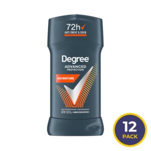 Degree -  Antiperspirant Deodorant Stick, Advanced Protection, Men Adventure - 2.6 Oz - 12 Pack