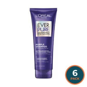 L'Oreal - EverPure Sulfate Free Purple Toning Purple Shampoo - 6.8 Oz - 6 Pack